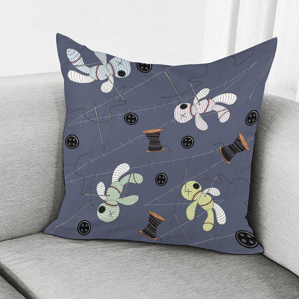 Cartoon Voodoo Doll Print Pillow Cover