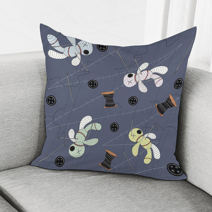 Cartoon Voodoo Doll Print Pillow Cover