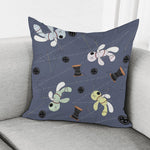 Cartoon Voodoo Doll Print Pillow Cover