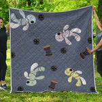 Cartoon Voodoo Doll Print Quilt