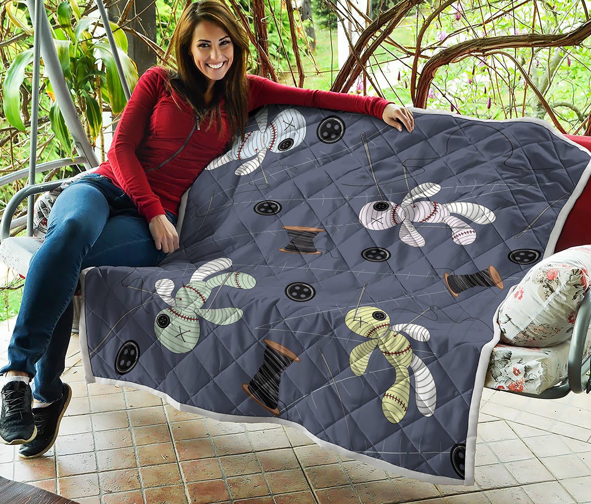Cartoon Voodoo Doll Print Quilt