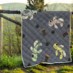 Cartoon Voodoo Doll Print Quilt