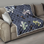 Cartoon Voodoo Doll Print Quilt