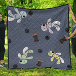 Cartoon Voodoo Doll Print Quilt
