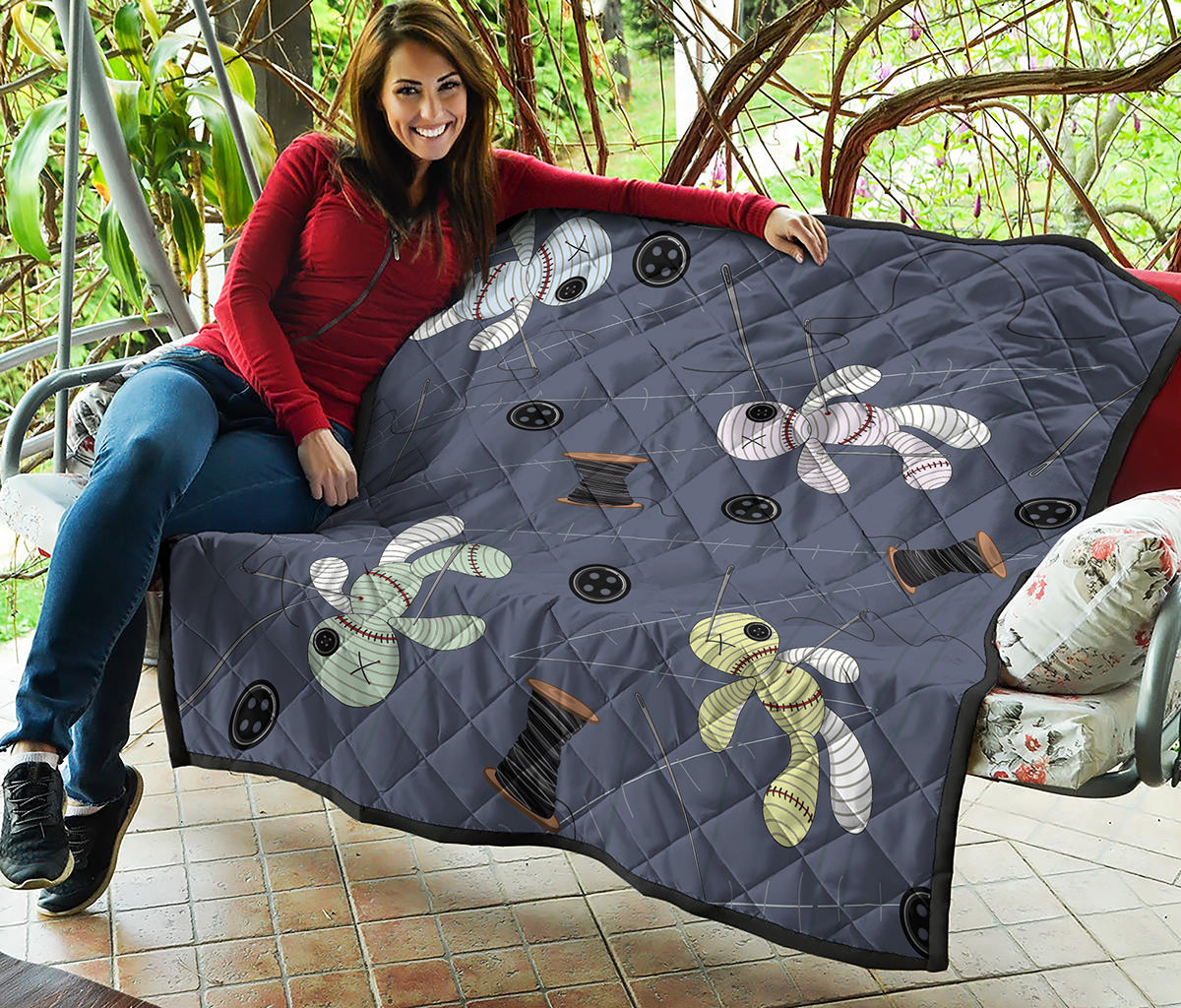 Cartoon Voodoo Doll Print Quilt