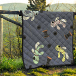 Cartoon Voodoo Doll Print Quilt