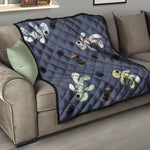 Cartoon Voodoo Doll Print Quilt