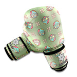 Cartoon Zombie Pattern Print Boxing Gloves