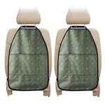 Cartoon Zombie Pattern Print Car Seat Organizers