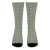 Cartoon Zombie Pattern Print Crew Socks