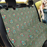 Cartoon Zombie Pattern Print Pet Car Back Seat Cover