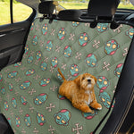 Cartoon Zombie Pattern Print Pet Car Back Seat Cover