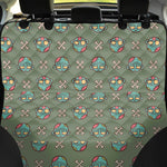 Cartoon Zombie Pattern Print Pet Car Back Seat Cover