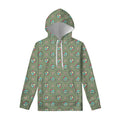 Cartoon Zombie Pattern Print Pullover Hoodie