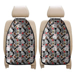 Casino Card And Chip Pattern Print Car Seat Organizers