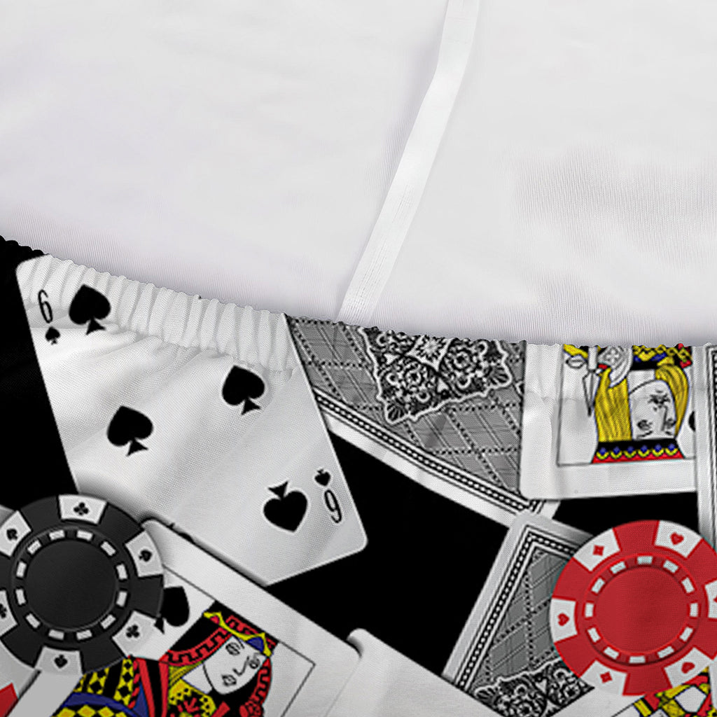 Casino Card And Chip Pattern Print Sofa Cover