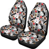 Casino Card And Chip Pattern Print Universal Fit Car Seat Covers