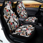 Casino Card And Chip Pattern Print Universal Fit Car Seat Covers