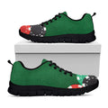 Casino Poker Chips Print Black Running Shoes