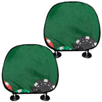 Casino Poker Chips Print Car Headrest Covers