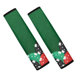 Casino Poker Chips Print Car Seat Belt Covers