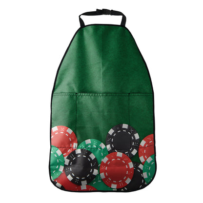 Casino Poker Chips Print Car Seat Organizers