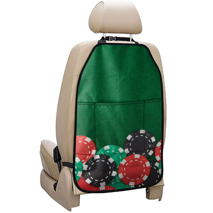 Casino Poker Chips Print Car Seat Organizers