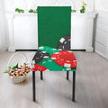 Casino Poker Chips Print Dining Chair Slipcover