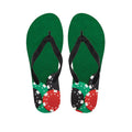 Casino Poker Chips Print Flip Flops