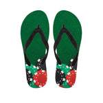 Casino Poker Chips Print Flip Flops