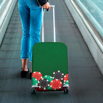 Casino Poker Chips Print Luggage Cover