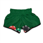 Casino Poker Chips Print Muay Thai Boxing Shorts