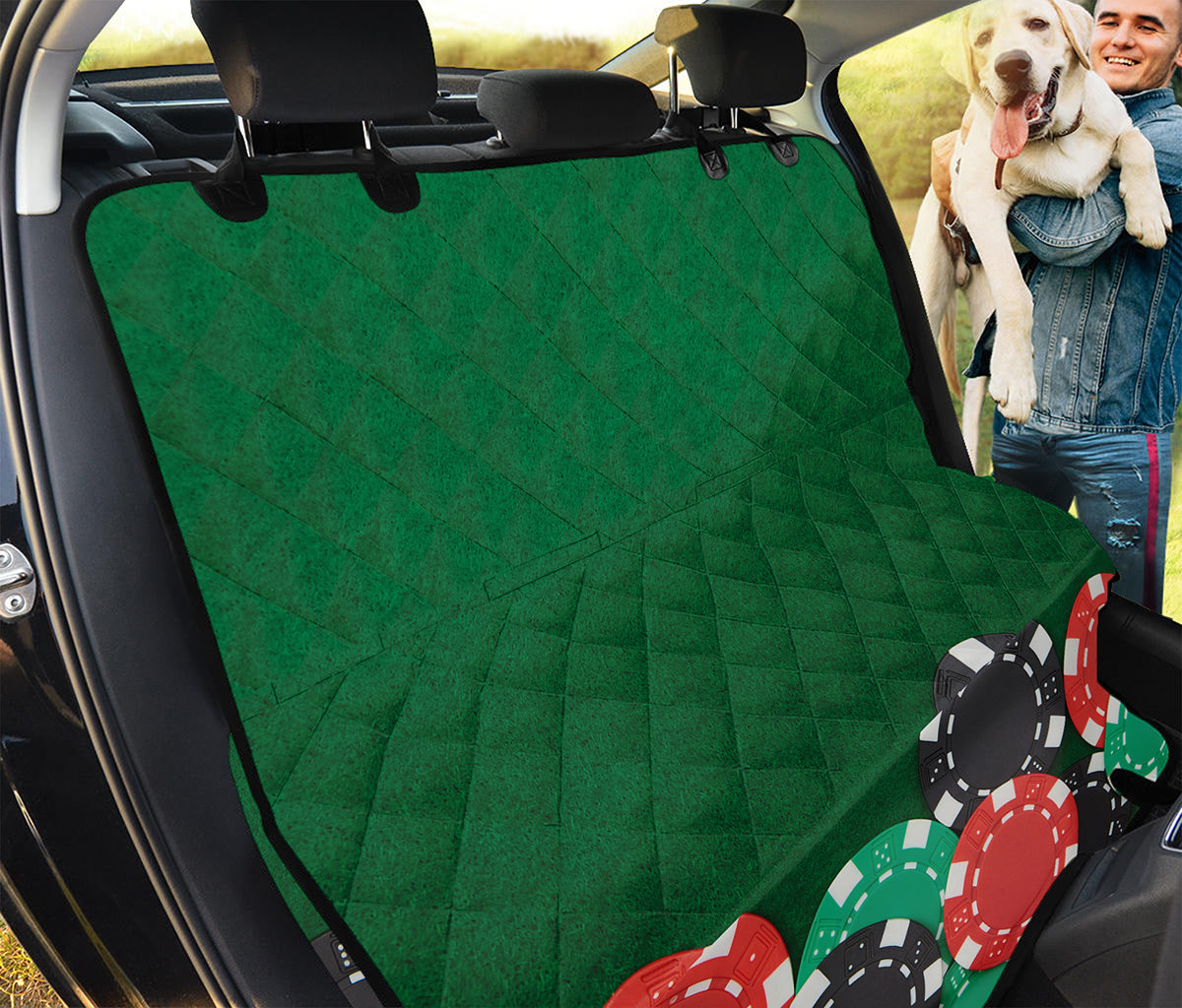 Casino Poker Chips Print Pet Car Back Seat Cover