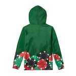 Casino Poker Chips Print Pullover Hoodie