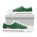 Casino Poker Chips Print White Low Top Sneakers