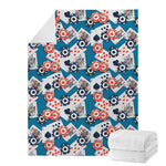 Casino Poker Pattern Print Blanket