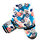 Casino Poker Pattern Print Boxing Gloves