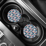 Casino Poker Pattern Print Car Coasters