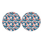 Casino Poker Pattern Print Car Coasters