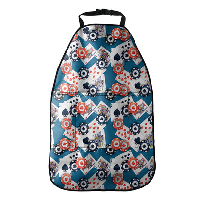 Casino Poker Pattern Print Car Seat Organizers