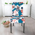 Casino Poker Pattern Print Dining Chair Slipcover