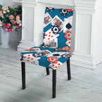 Casino Poker Pattern Print Dining Chair Slipcover