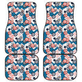 Casino Poker Pattern Print Front and Back Car Floor Mats