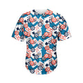Casino Poker Pattern Print Men's Baseball Jersey