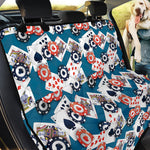 Casino Poker Pattern Print Pet Car Back Seat Cover