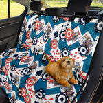 Casino Poker Pattern Print Pet Car Back Seat Cover