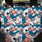 Casino Poker Pattern Print Pet Car Back Seat Cover