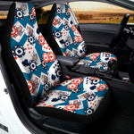 Casino Poker Pattern Print Universal Fit Car Seat Covers