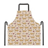 Cat And Yarn Ball Pattern Print Apron