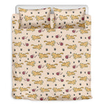 Cat And Yarn Ball Pattern Print Duvet Cover Bedding Set